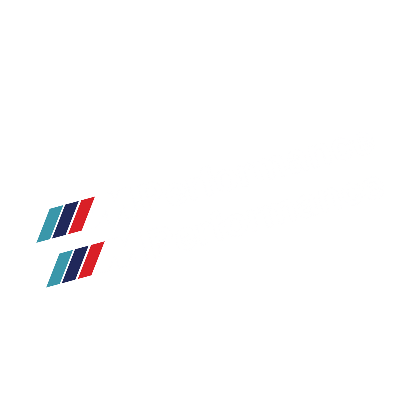 2 pcs. BMW M-Performance Brake Caliper Stickers White