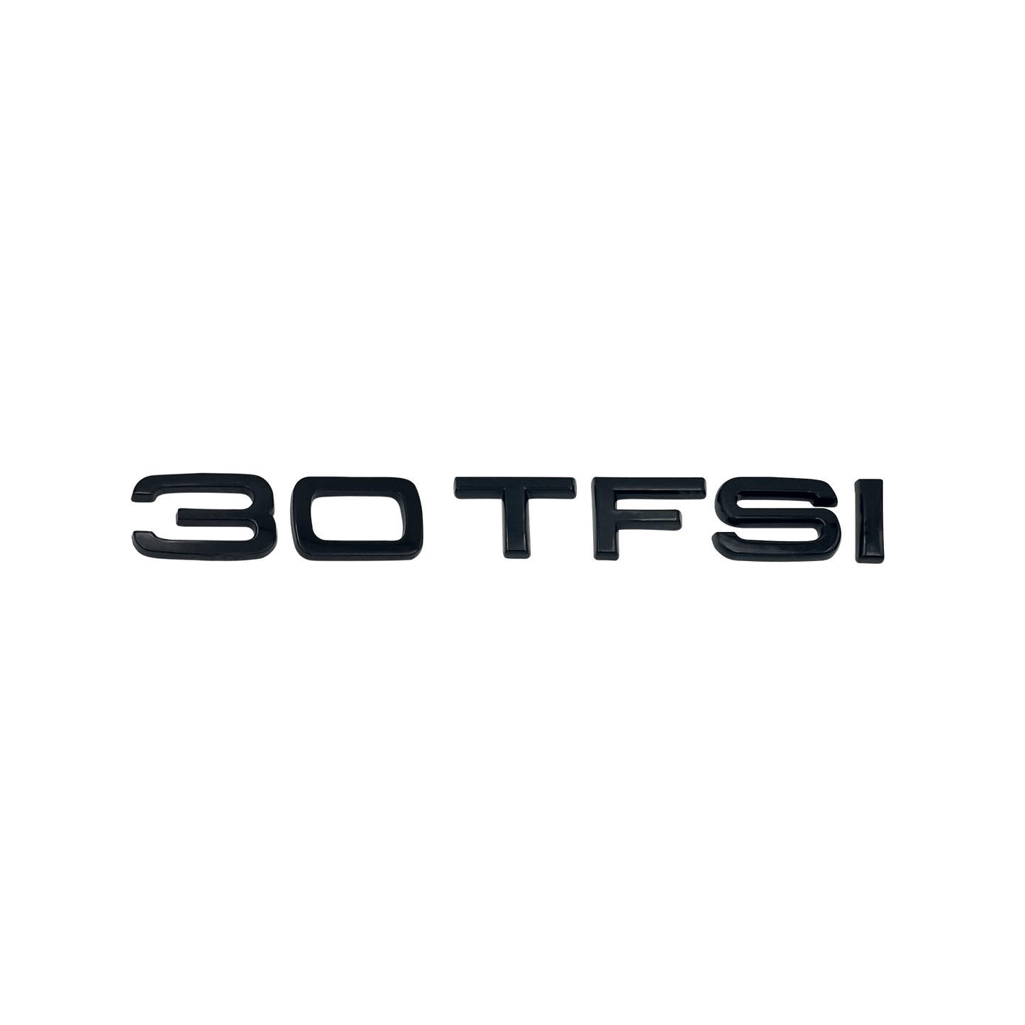 Audi 30 TFSI rear emblem glossy black