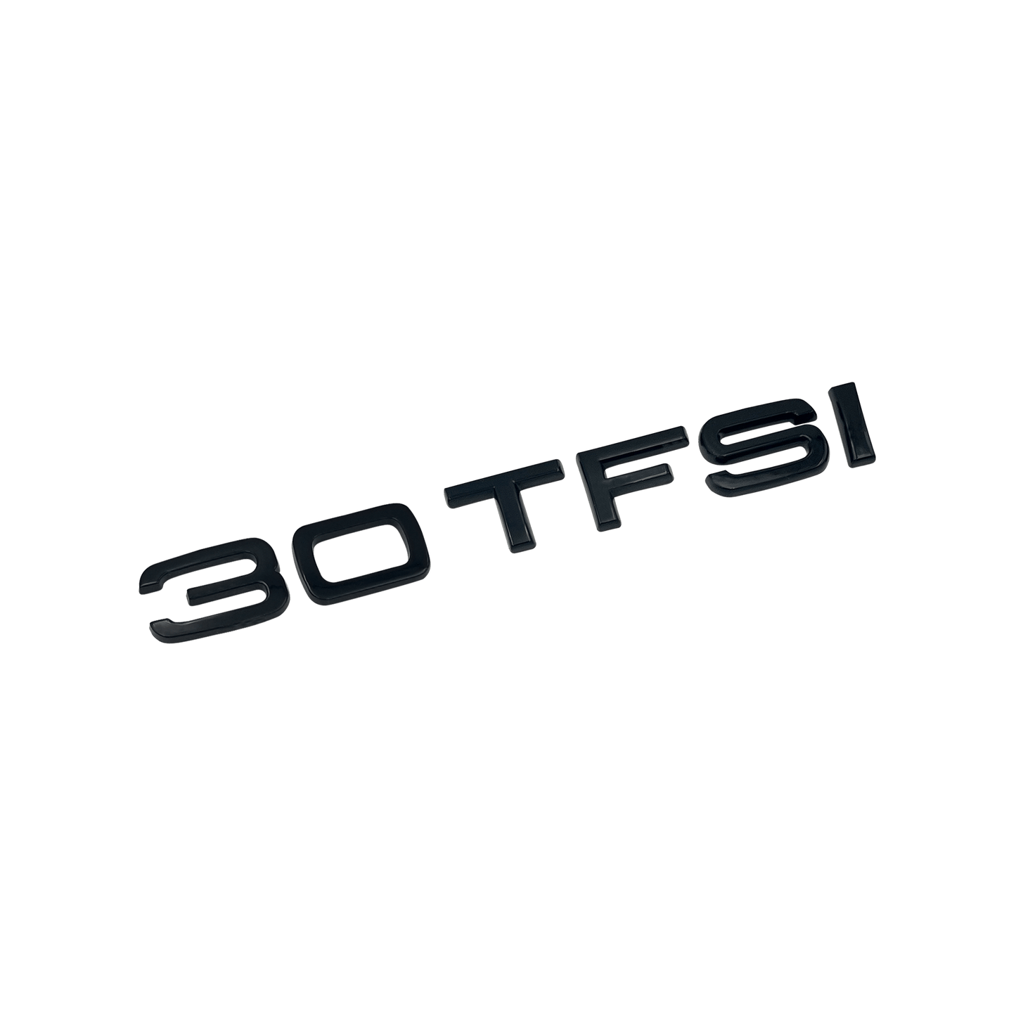Audi 30 TFSI rear emblem glossy black