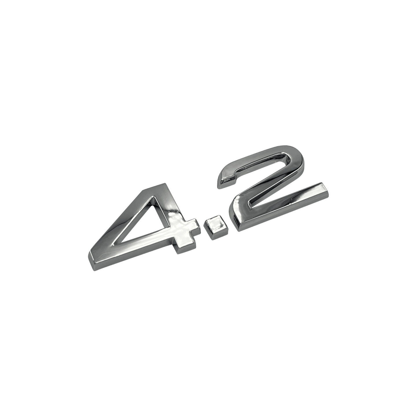 Audi "4.2" Chrome Rear Emblem