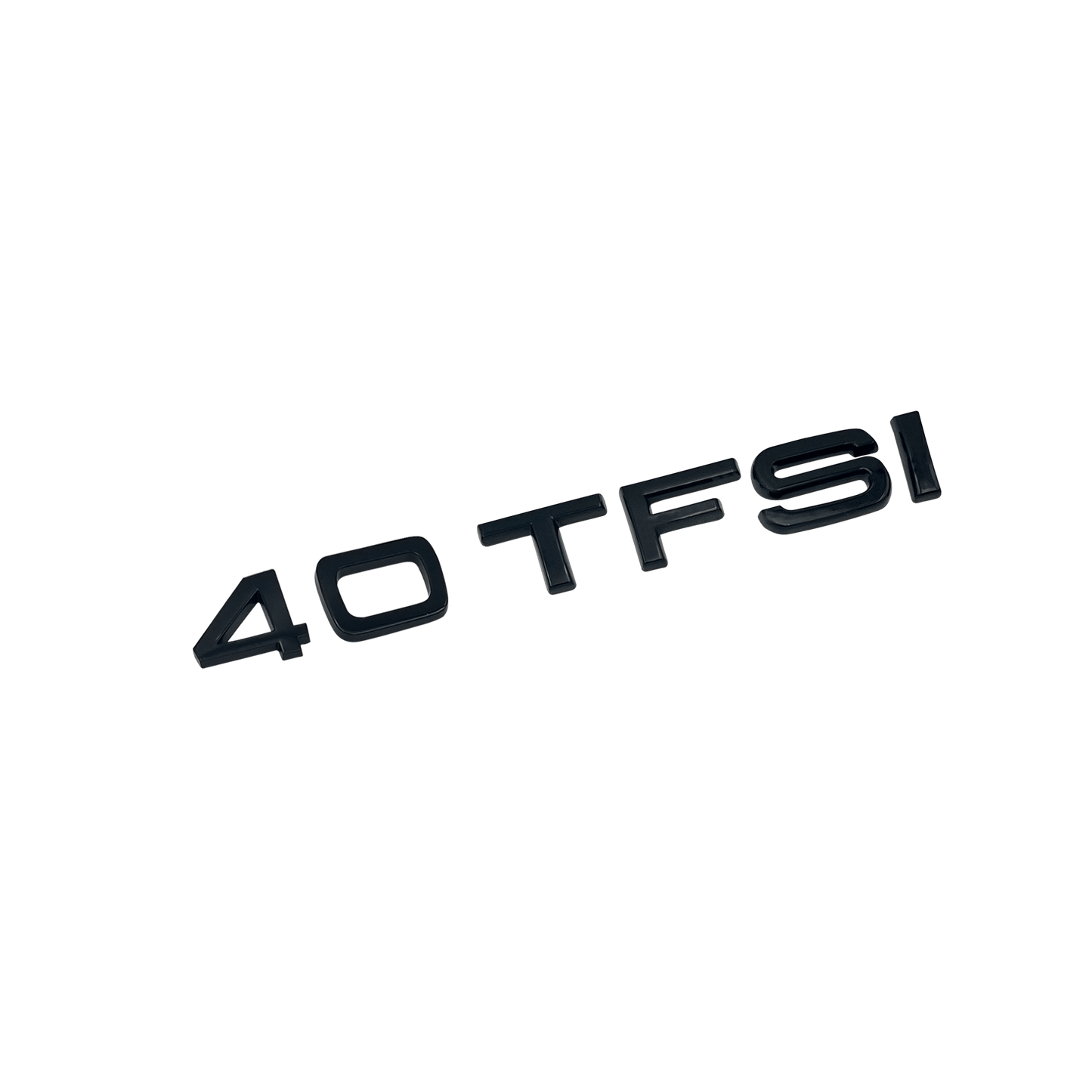 Audi 40 TFSI rear emblem glossy black