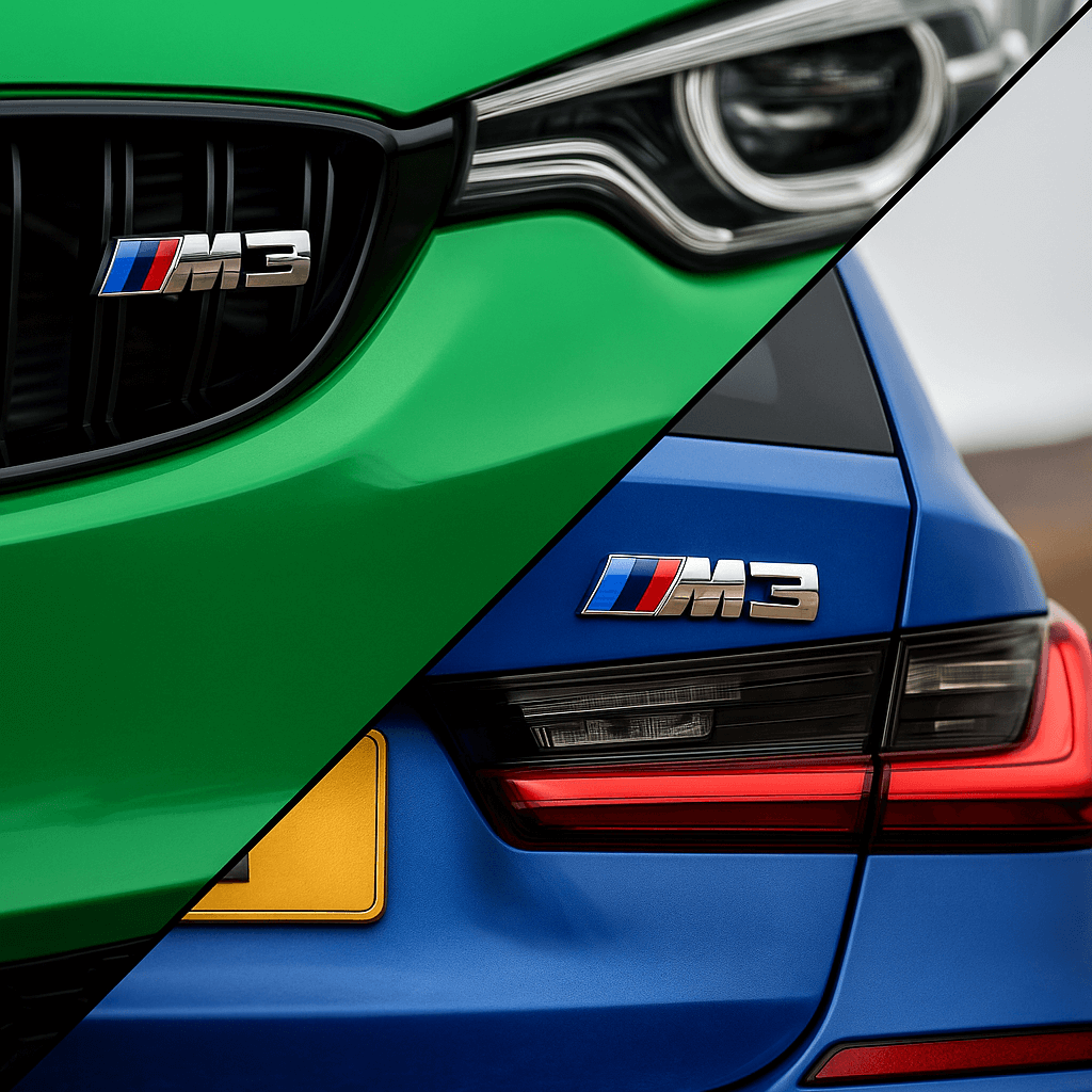 Chrome BMW M3 Emblem Styling Package