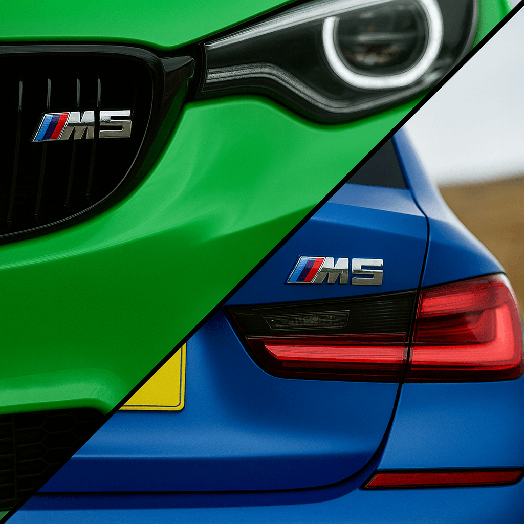 Chrome BMW M5 Emblem Styling Package