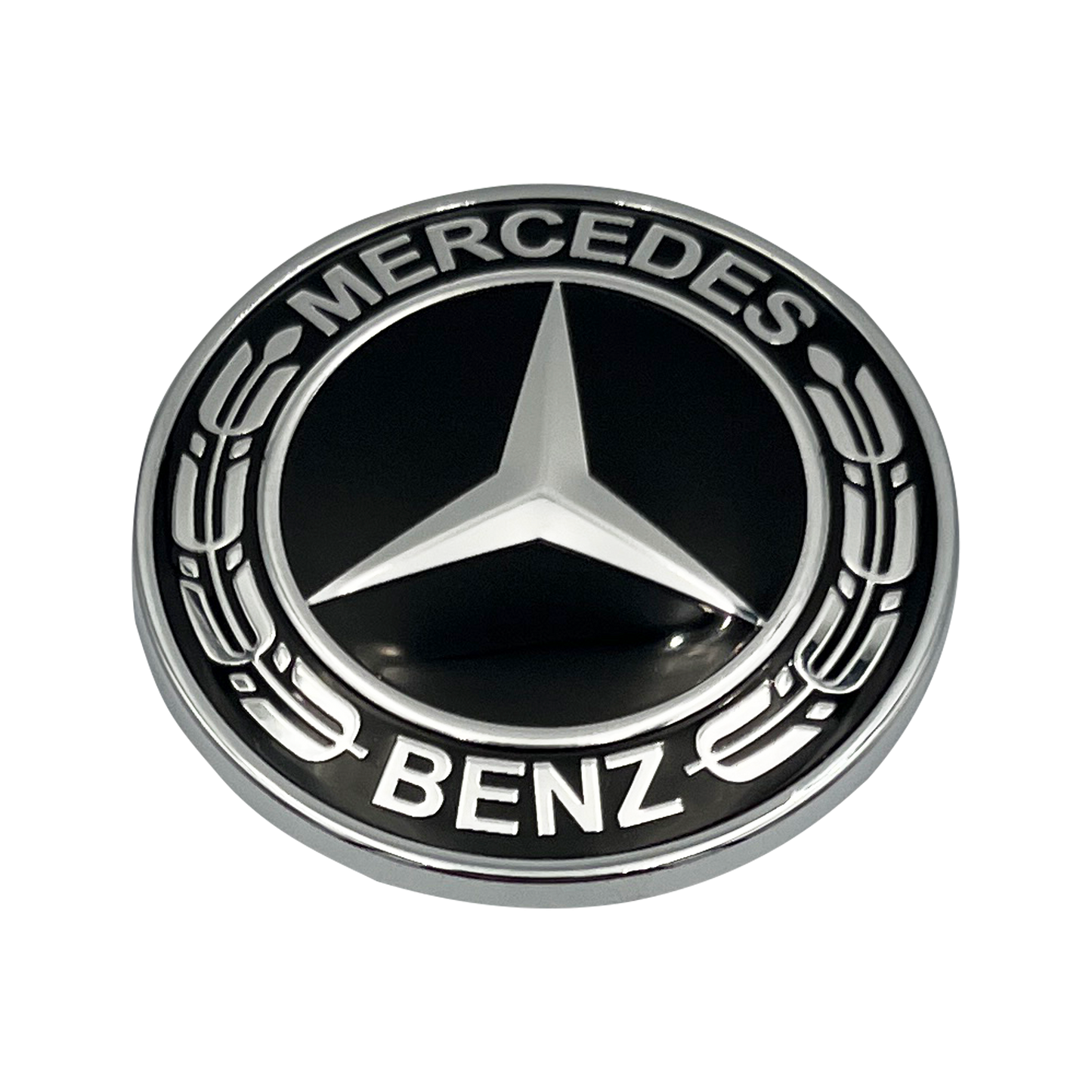 Black Mercedes Emblem for radiator cap 57mm