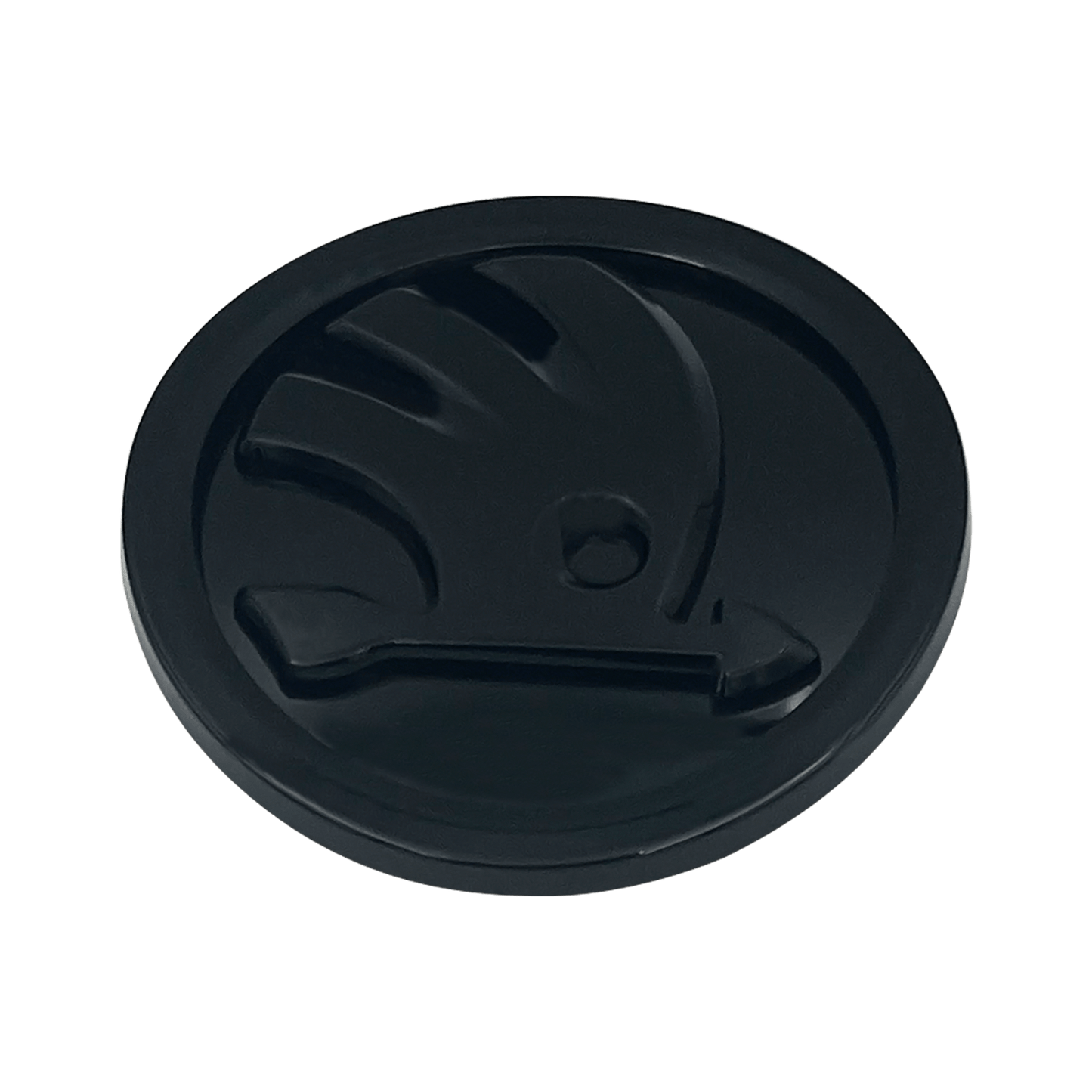 Skoda Rear Logo Glossy Black 80mm