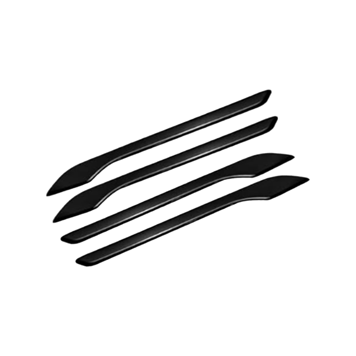 Covers for side mirror, side camera and door handle glossy black - Model Y