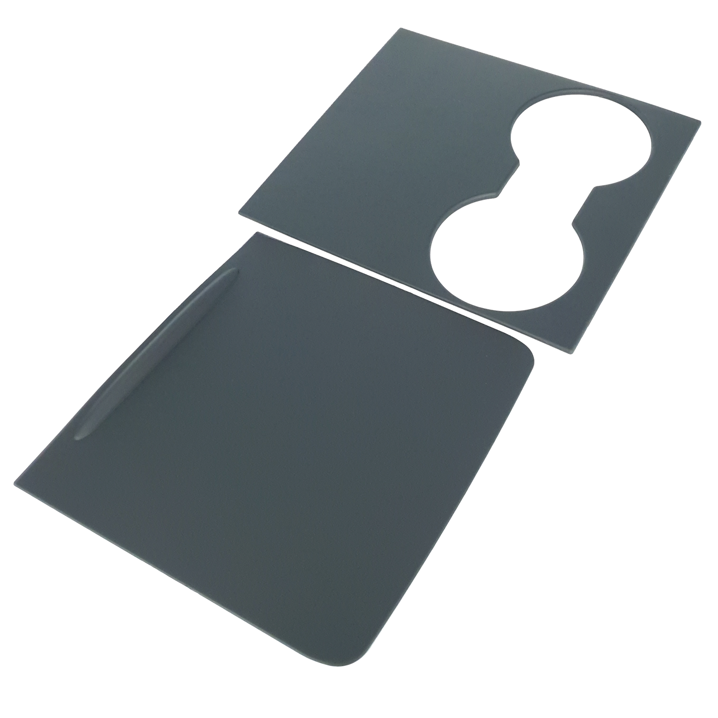 Tesla Center Console Cover Matt Black - Model 3 / Y