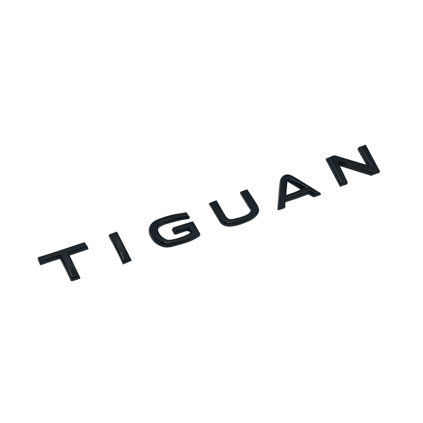 Glossy Black VW "Tiguan" Model Emblem 2020+