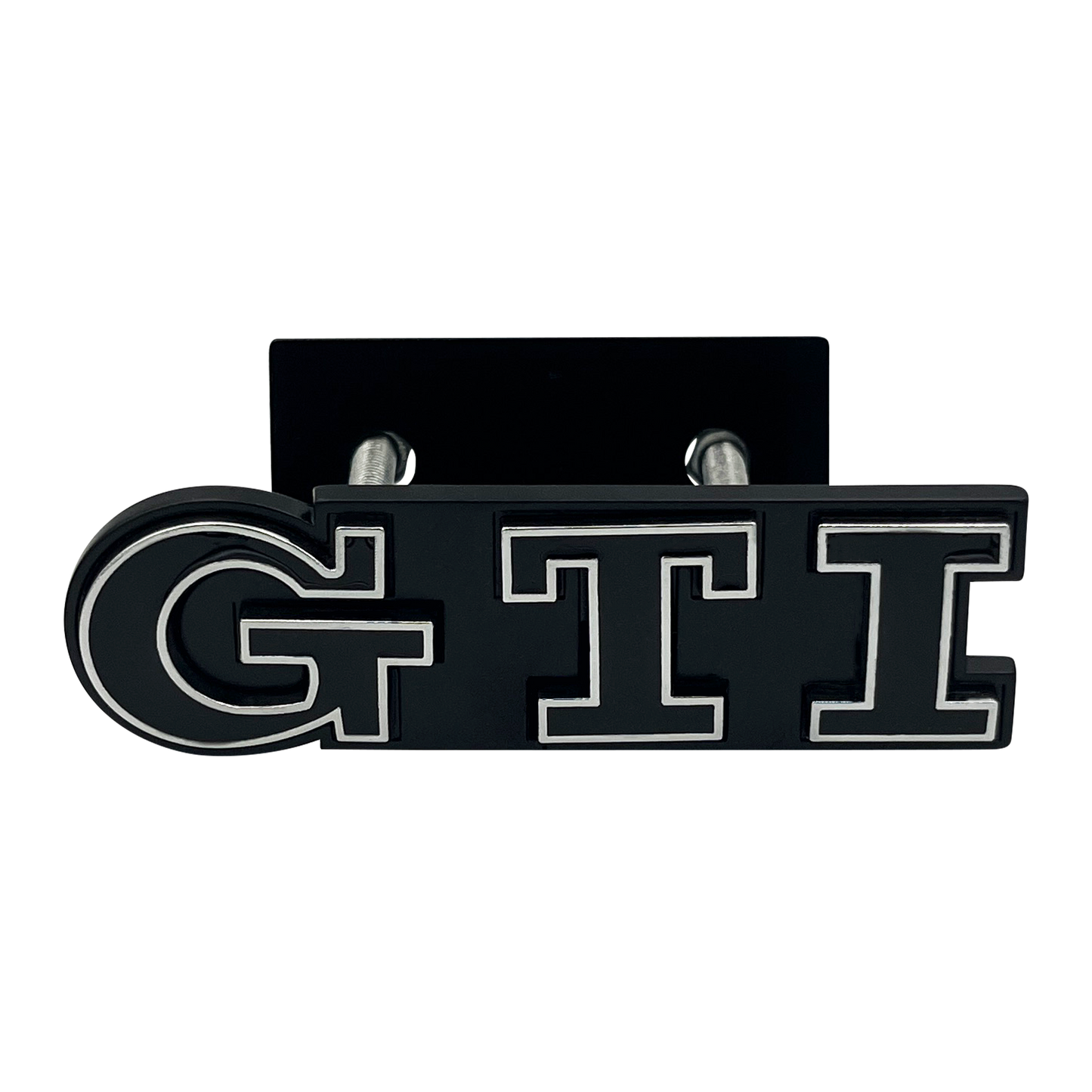 Black & Chrome VW GTI Front Emblem