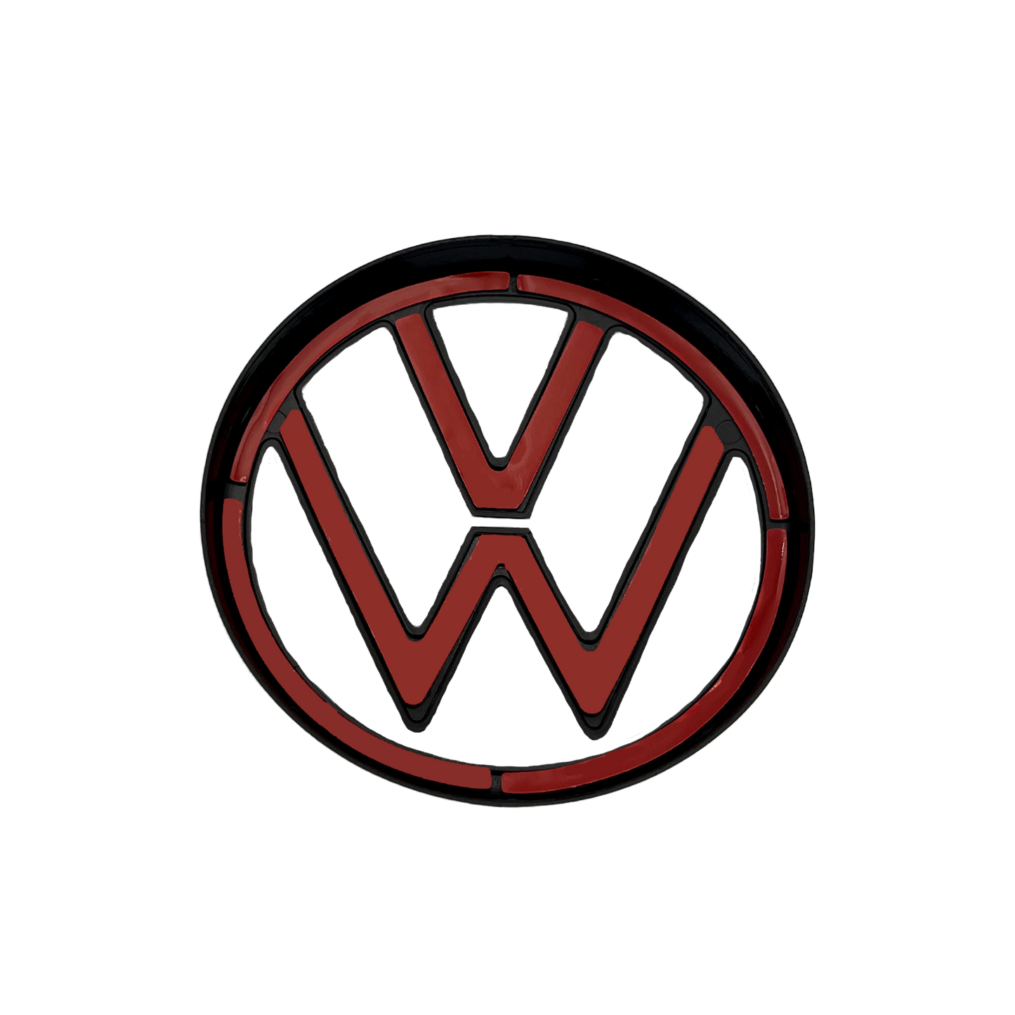 VW Golf 7 Front logo Black 135mm