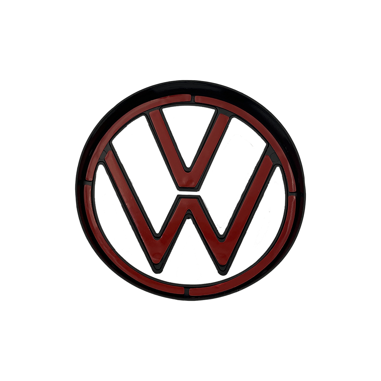 VW Polo 6 VI Facelift Rear Logo Black