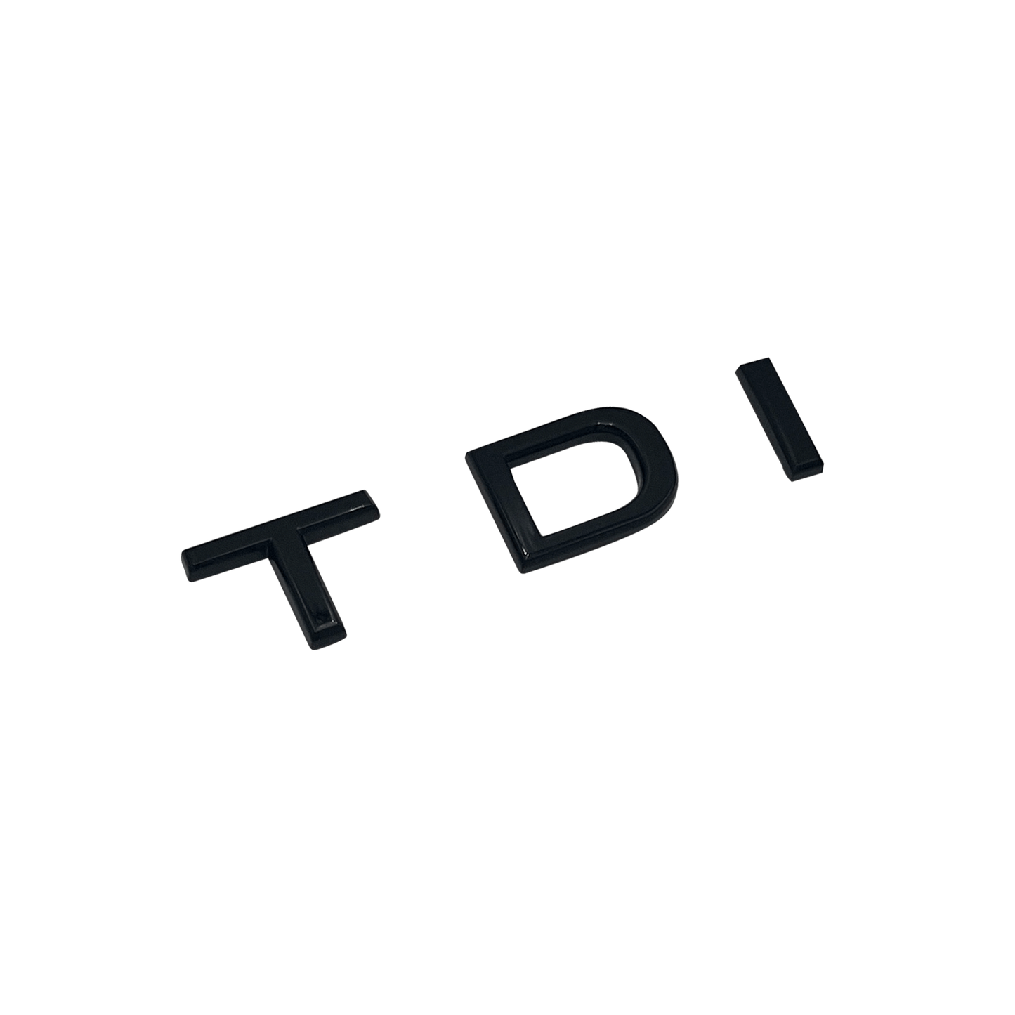 Gloss Black VW TDI Rear Emblem 2019+