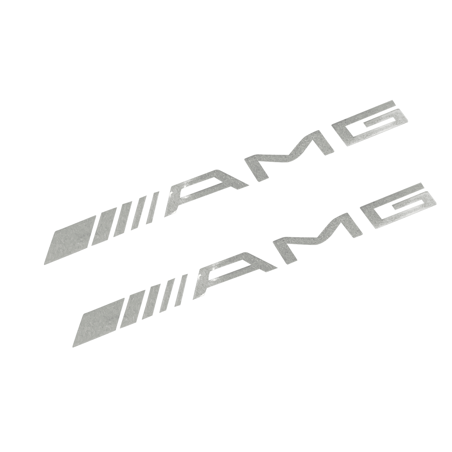 2 pcs. Mercedes AMG Brake caliper stickers White
