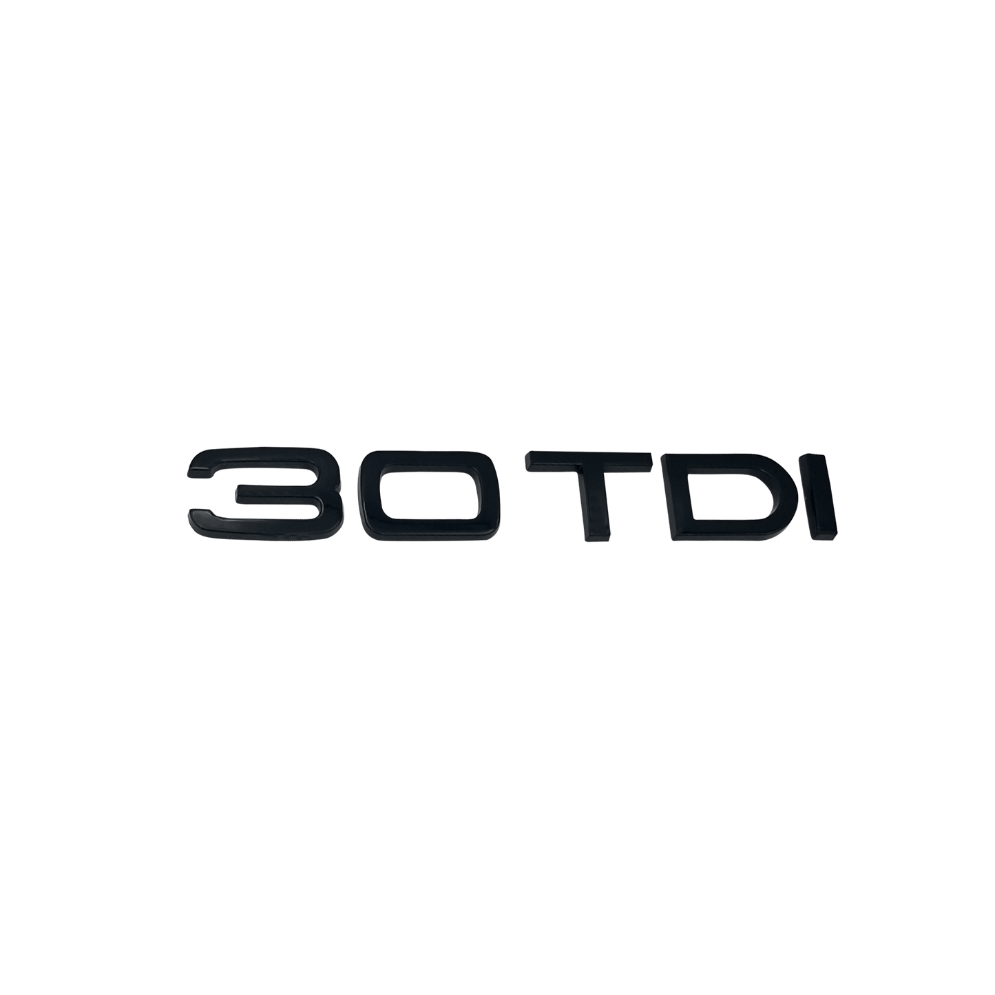 Audi 30 TDI rear emblem glossy black