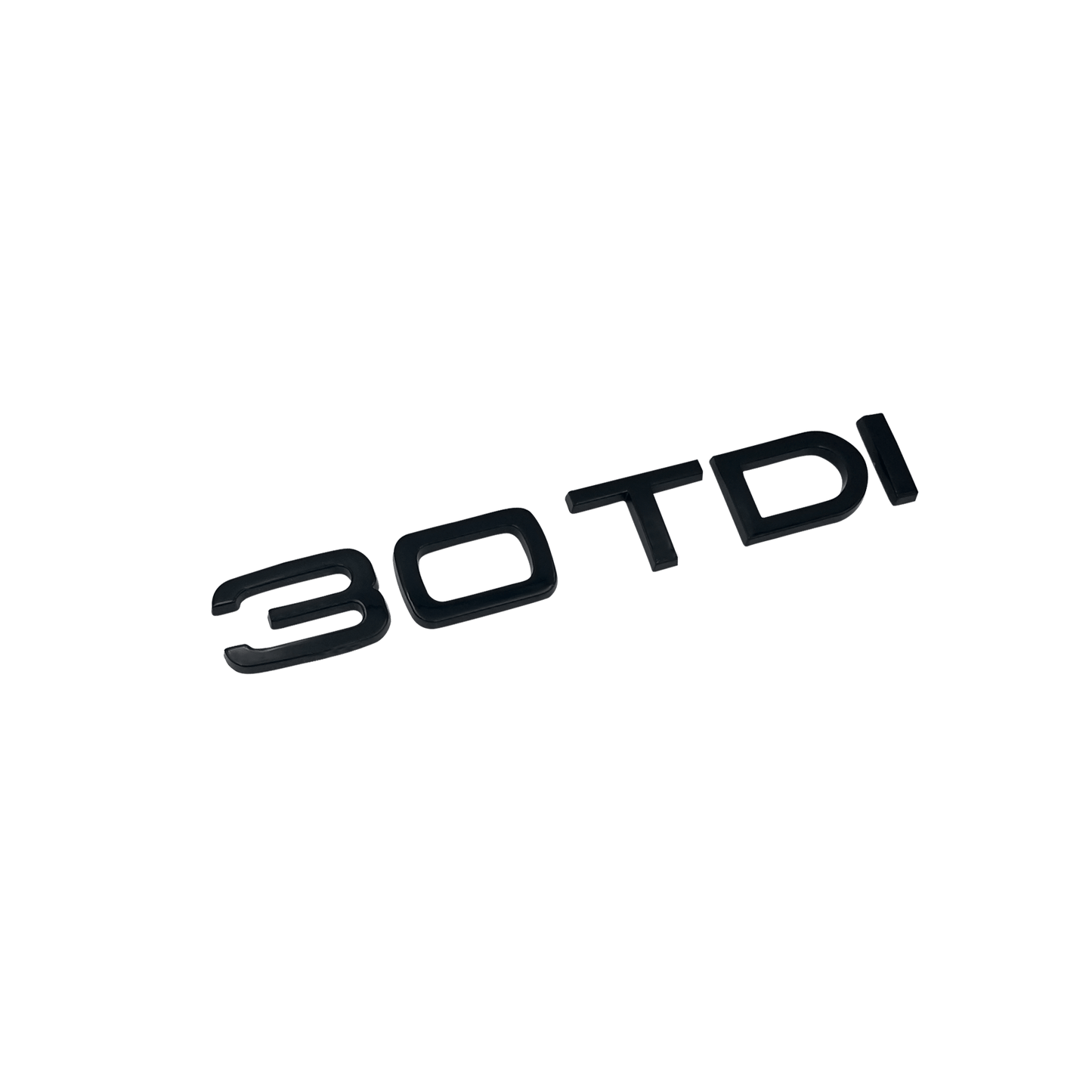 Audi 30 TDI rear emblem glossy black