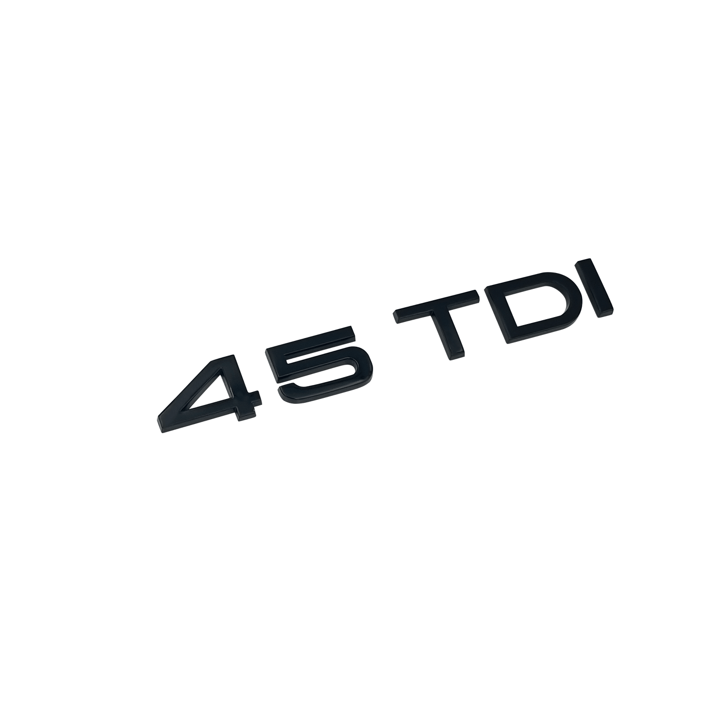 Audi 45 TDI rear emblem glossy black
