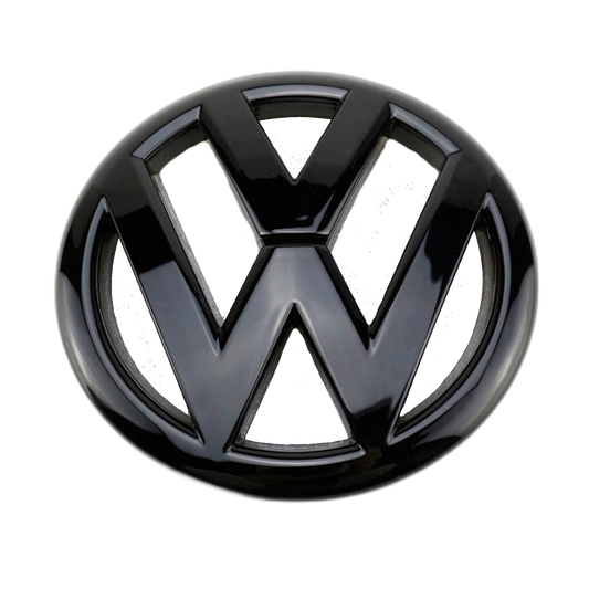 VW Golf 6 rear logo Black 110mm