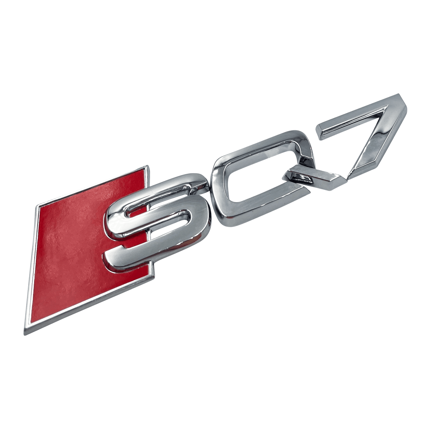 Chrome Audi SQ7 Emblem Badge