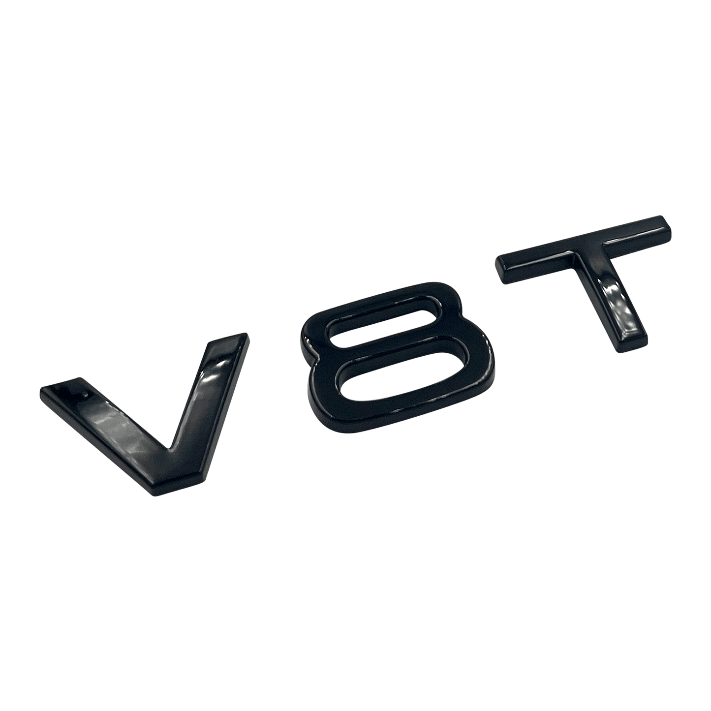 Black Audi V8T Emblem