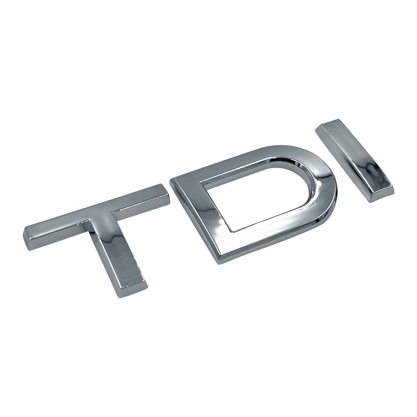 Chrome Audi TDI Rear Emblem