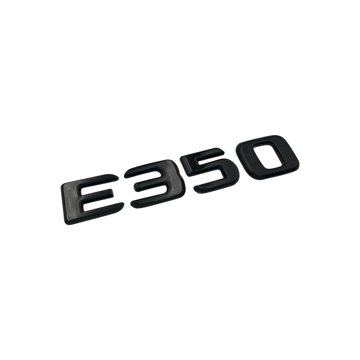 Black Mercedes E350 Emblem Badge