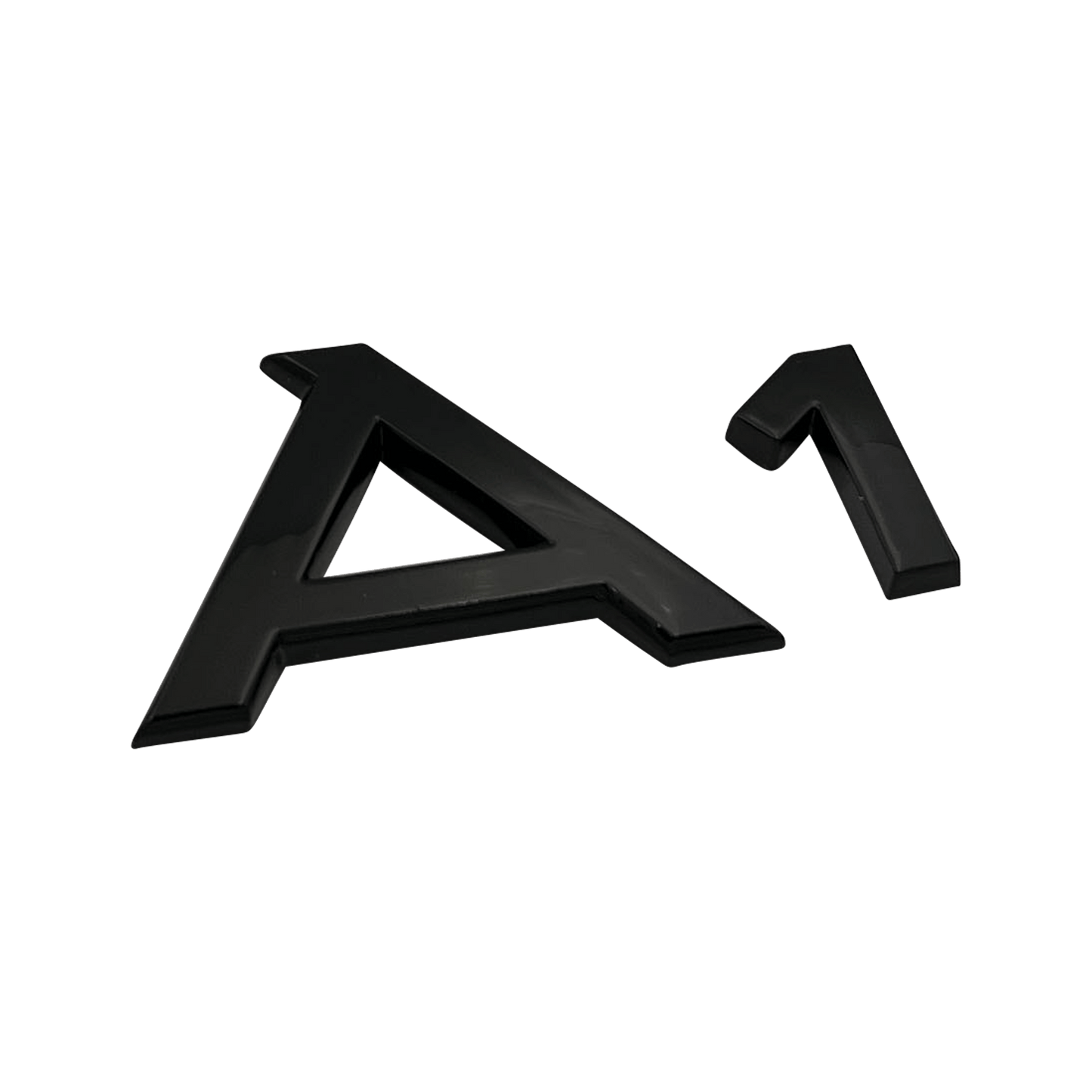 Black Audi A1 Emblem