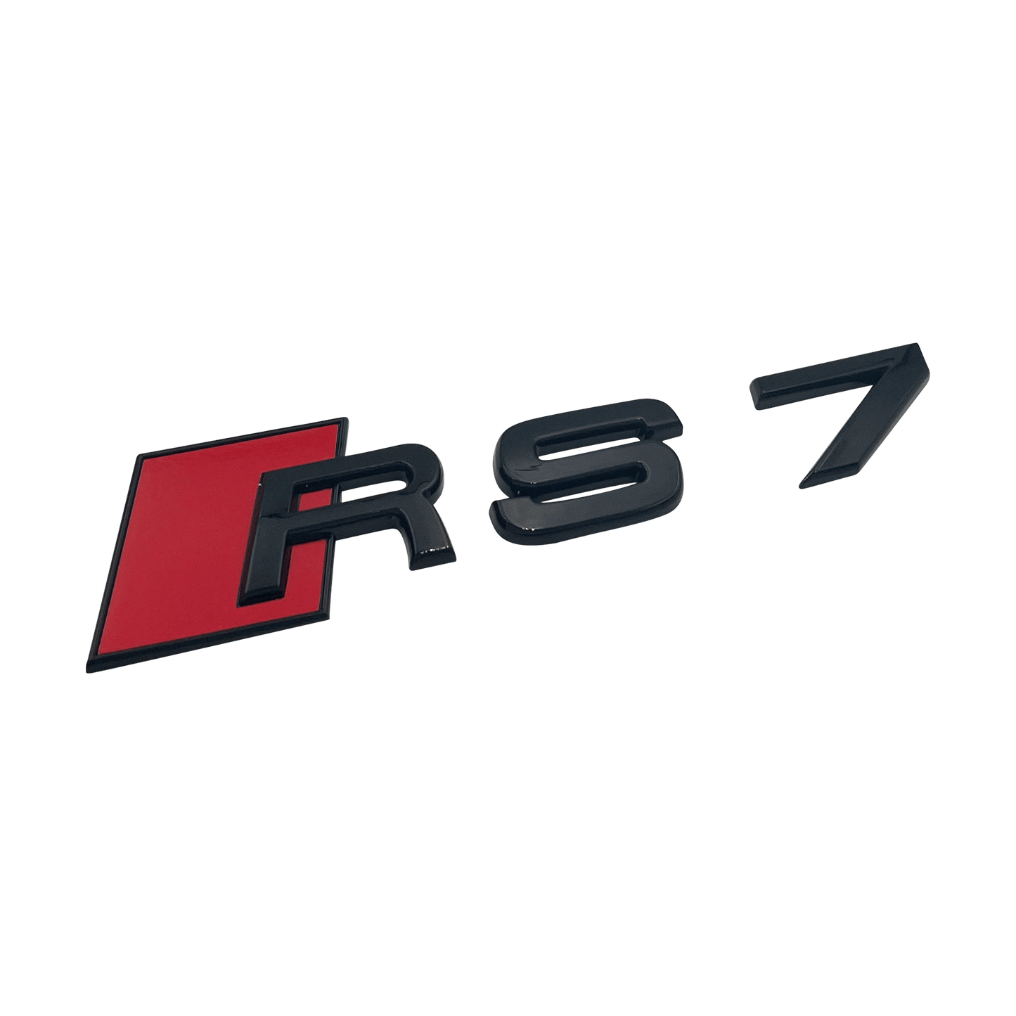 Black Audi RS7 Rear Emblem