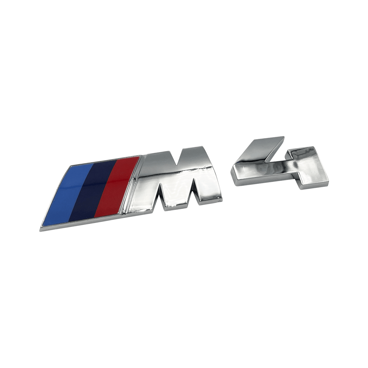 Chrome BMW M4 Rear Model Emblem