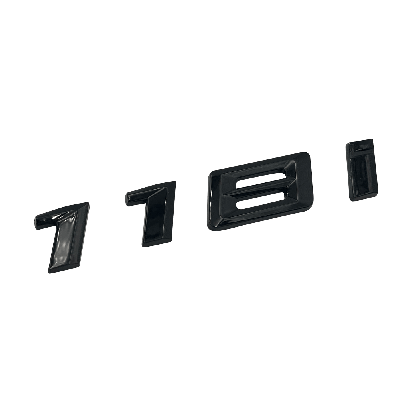 Black BMW 118i Model Emblem