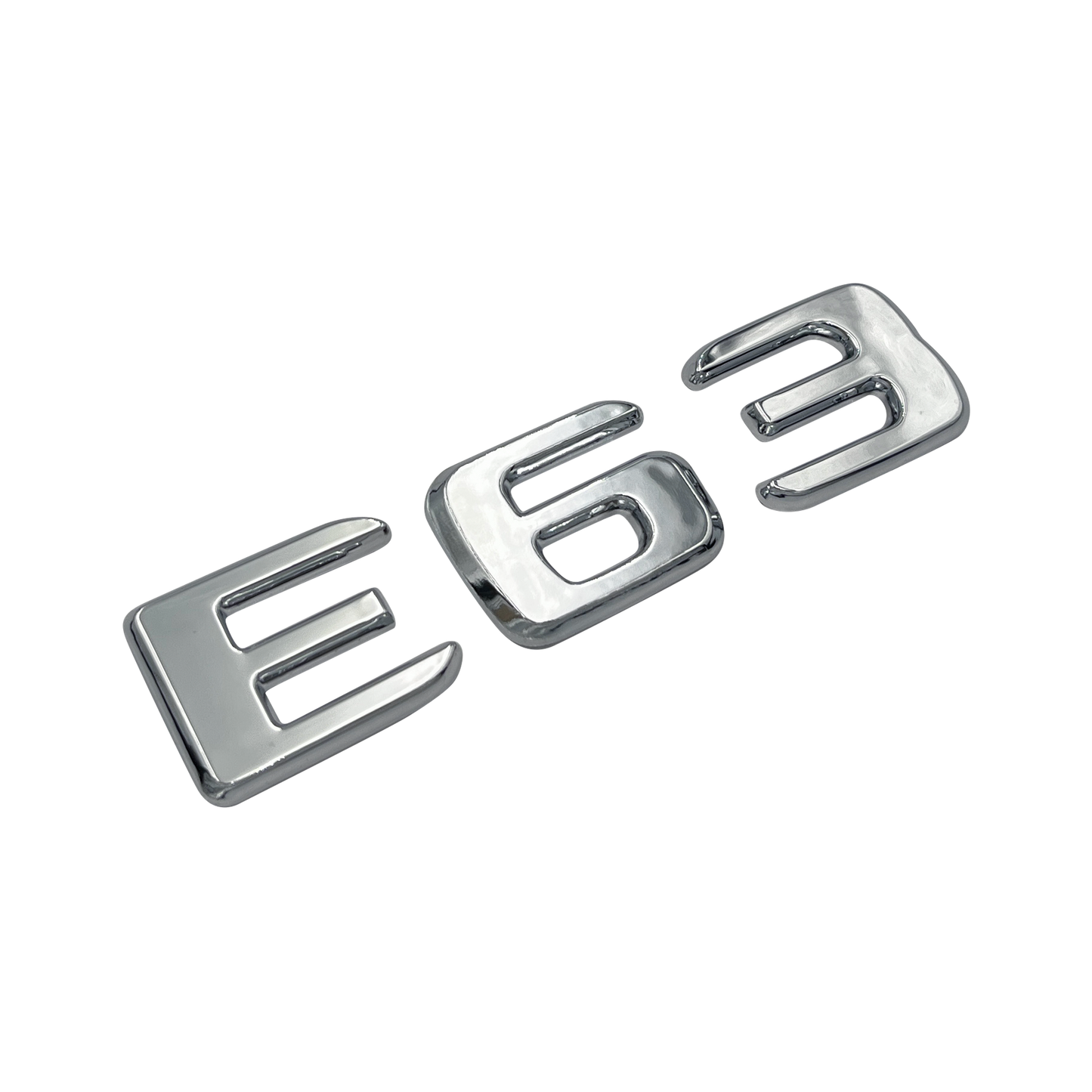Chrome Mercedes E63 Emblem Badge