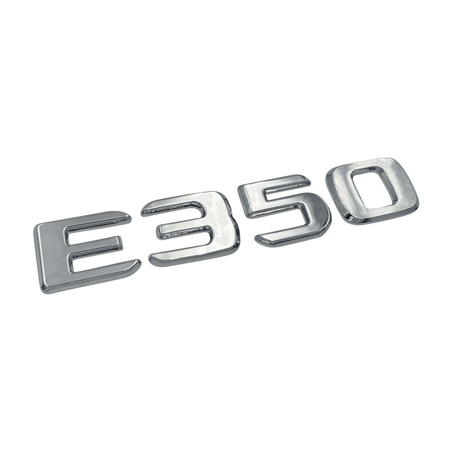 Chrome Mercedes E350 Emblem Badge