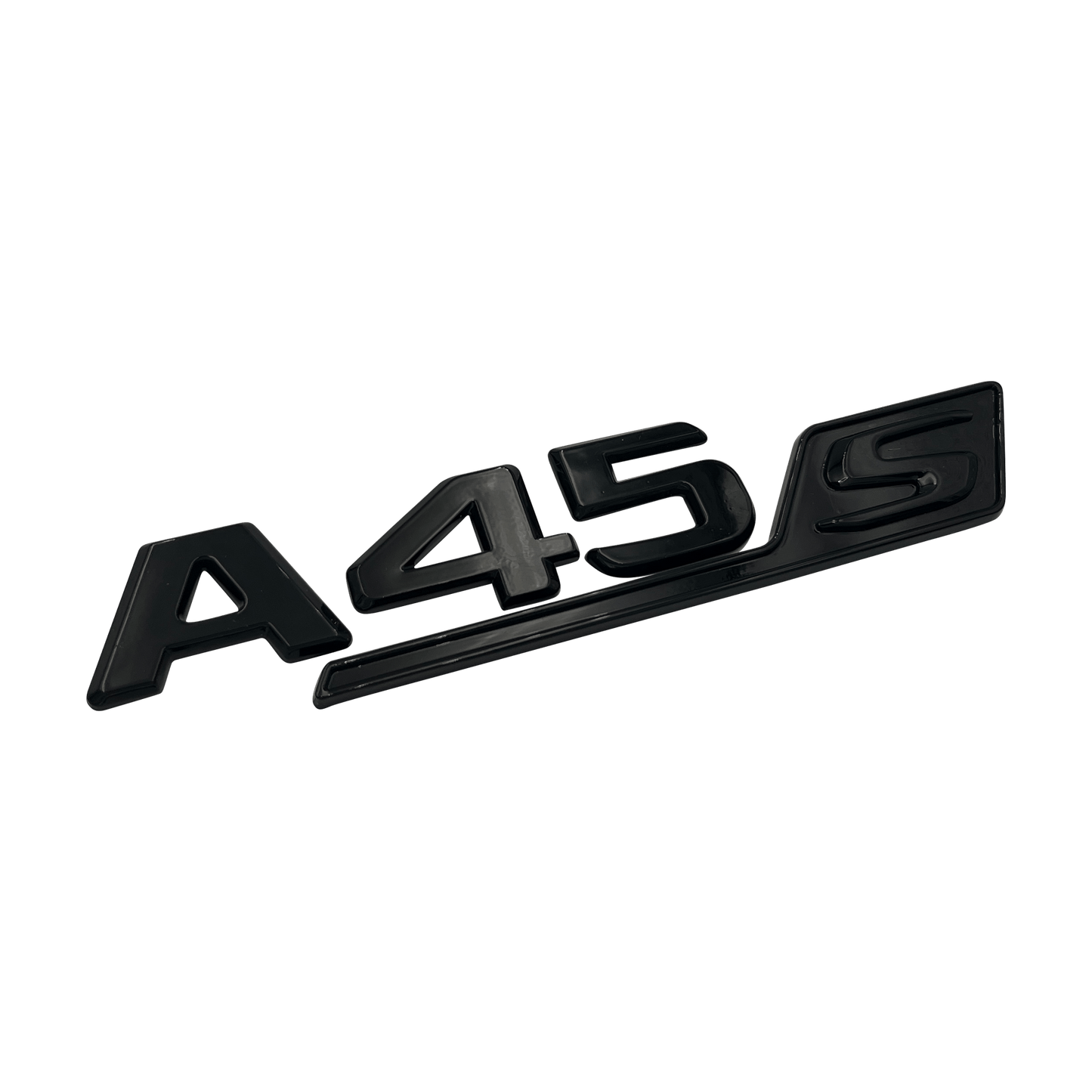 Black Mercedes A45s Rear Emblem