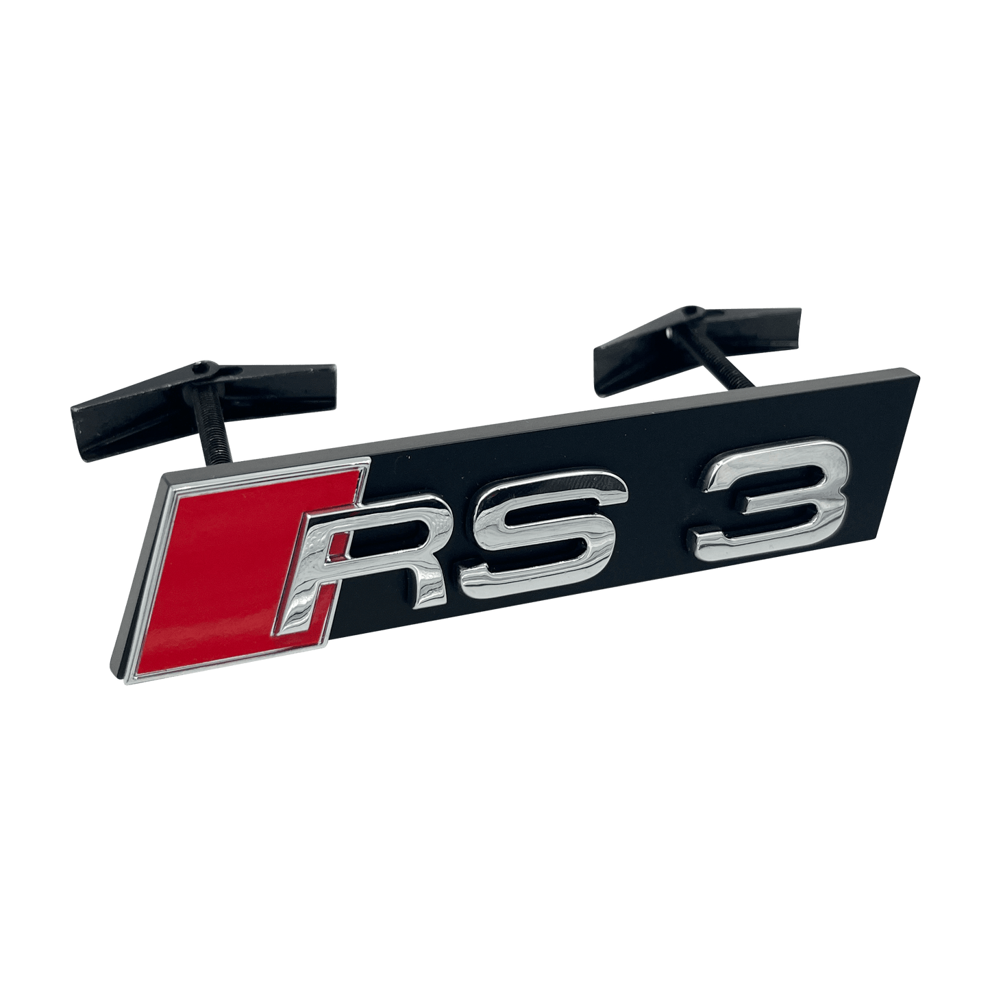 Chrome Audi RS3 Front Emblem Badge