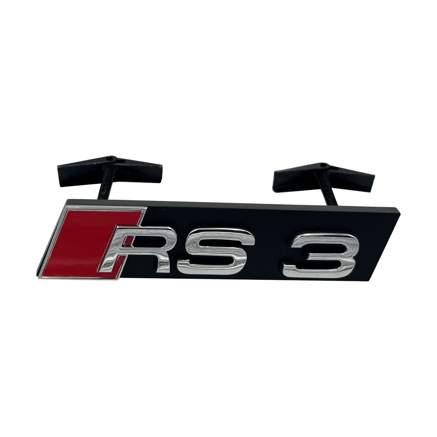 Chrome Audi RS3 Front Emblem Badge