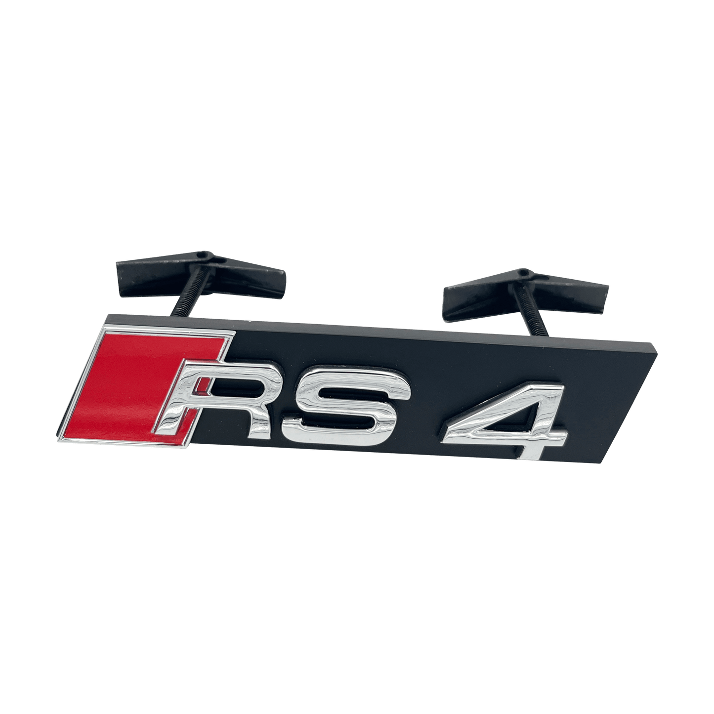 Chrome Audi RS4 Front Emblem Badge