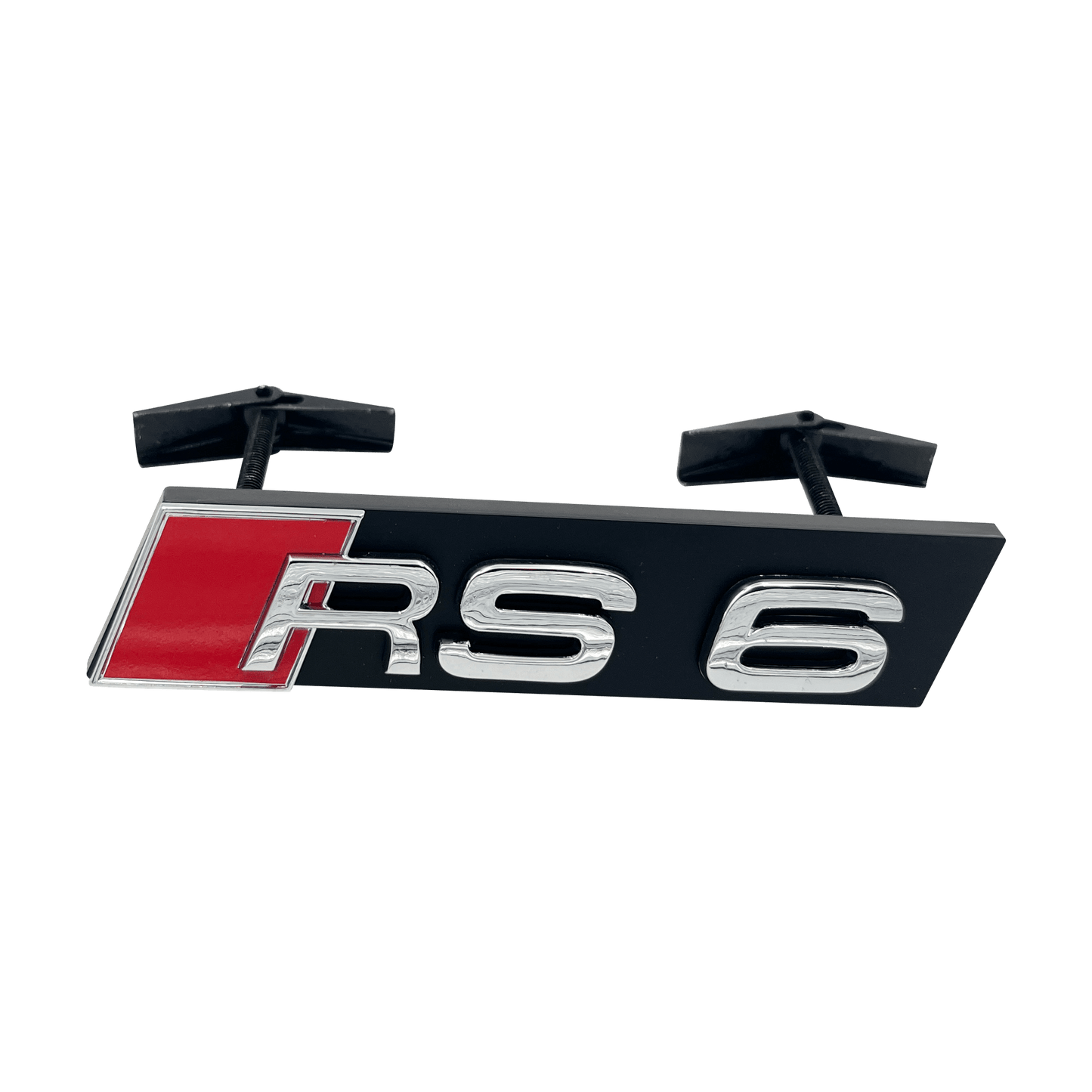 Chrome Audi RS6 Front Emblem Badge