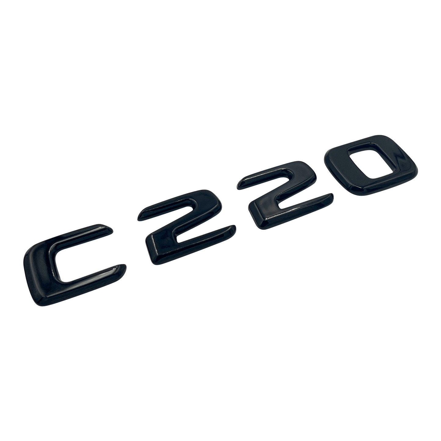 Black Mercedes C220 Emblem Badge