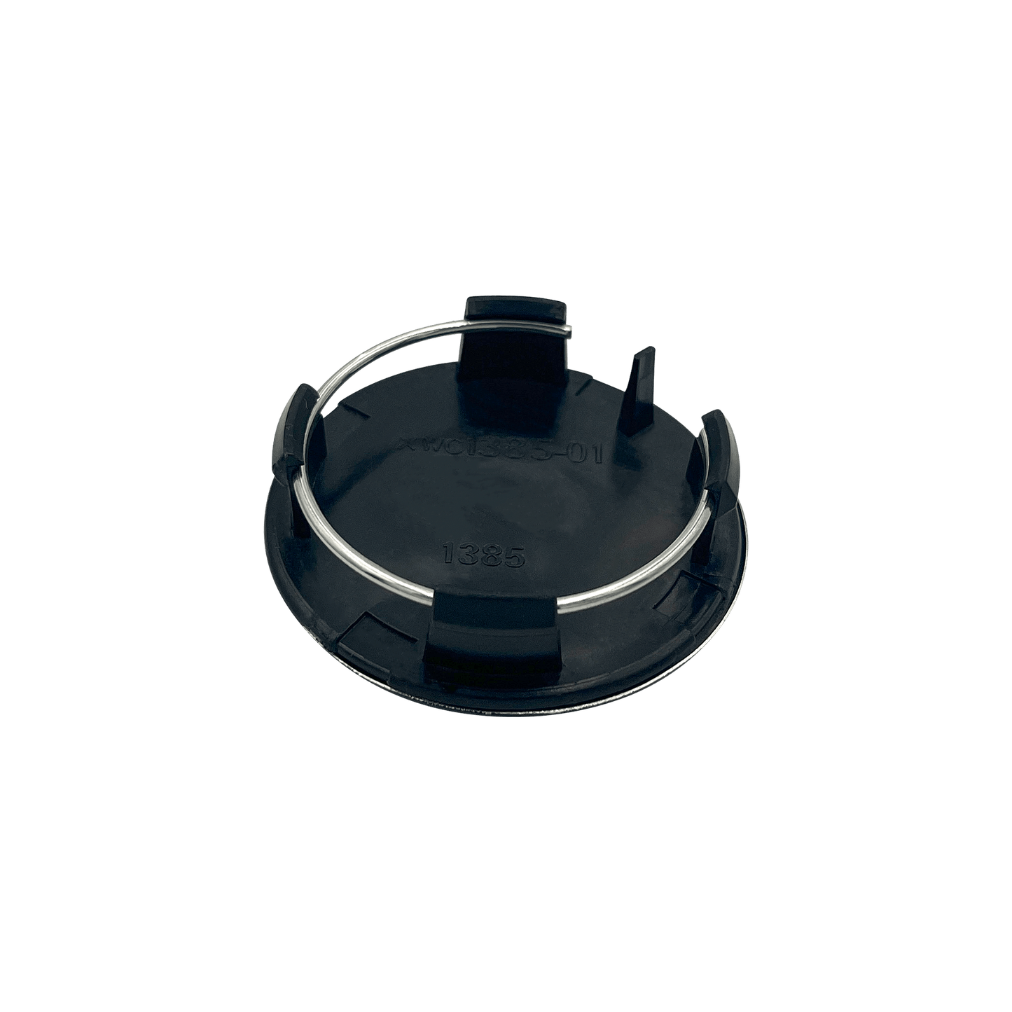 4 pieces. Black Tesla Center Caps 57mm