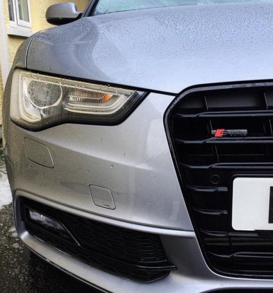 Audi S-line Front Emblem Sort - Driverse - Emblemer - Driverse - Driverse - AD-SL-FB-SO - Sort - -