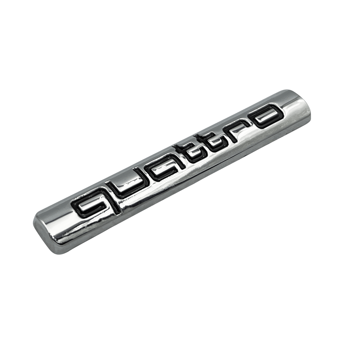 Chrome Audi quattro Rear Emblem