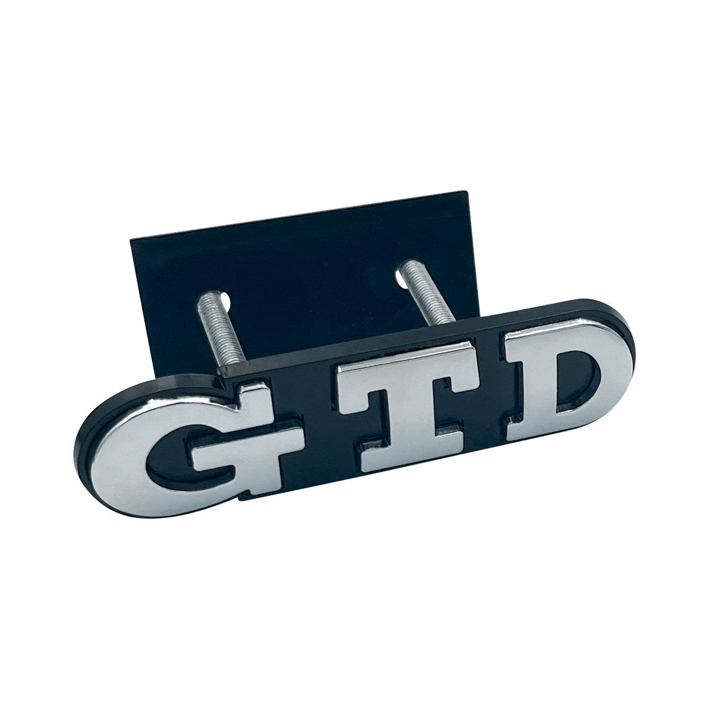Chrome VW GTD Front Emblem Badge