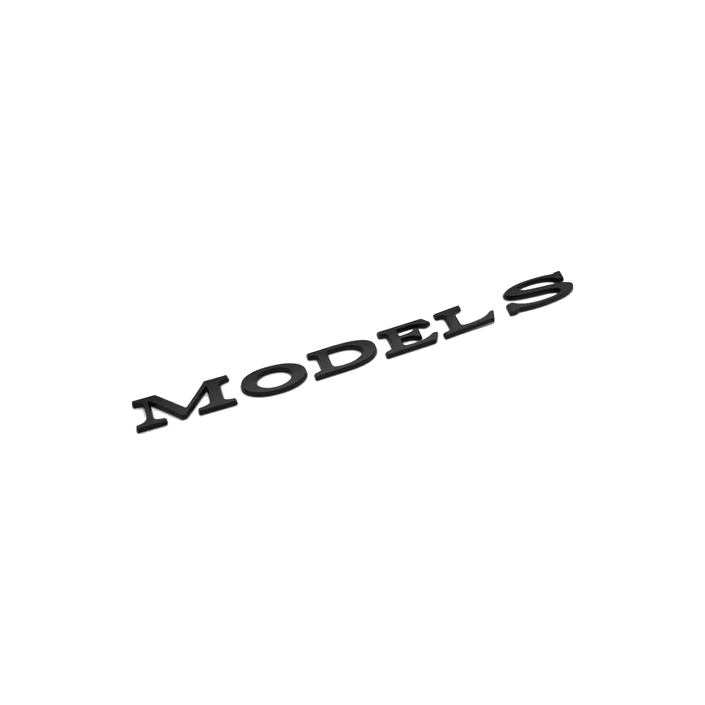Black Tesla Model S Rear Emblem Badge