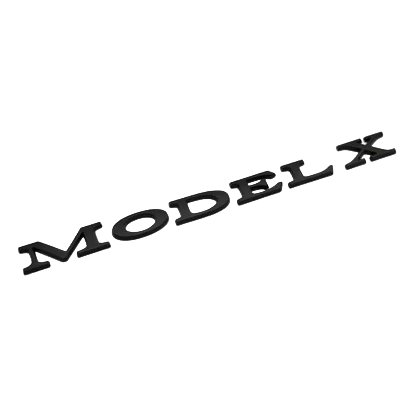 Black Tesla Model X Rear Emblem Badge