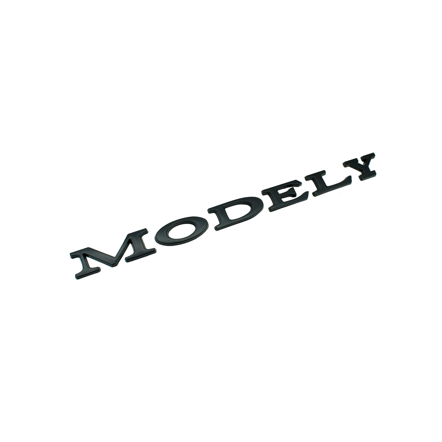 Black Tesla Model Y Rear Emblem Badge