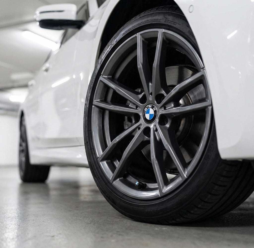 4 pieces. BMW Logo Valve caps 