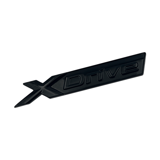 Black BMW X-Drive Rear Emblem Badge 
