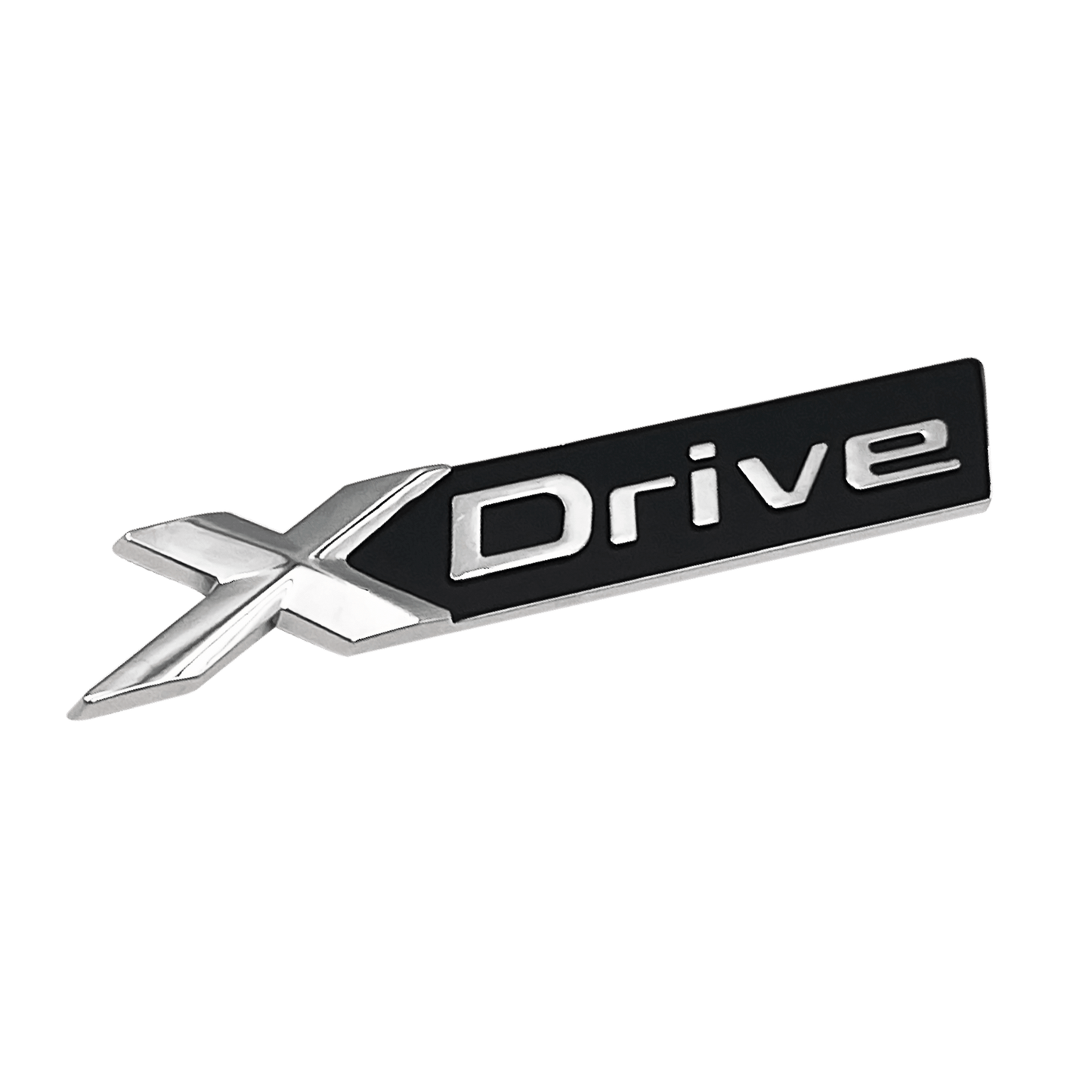 Chrome BMW X-Drive Rear Emblem
