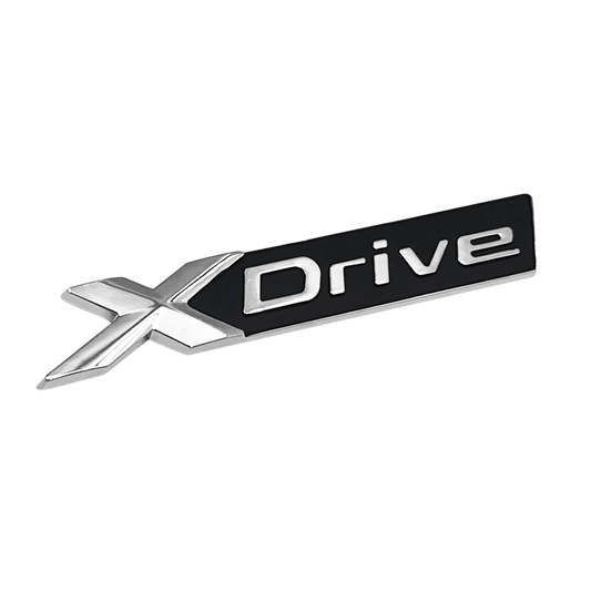 Chrome BMW X-Drive Rear Emblem