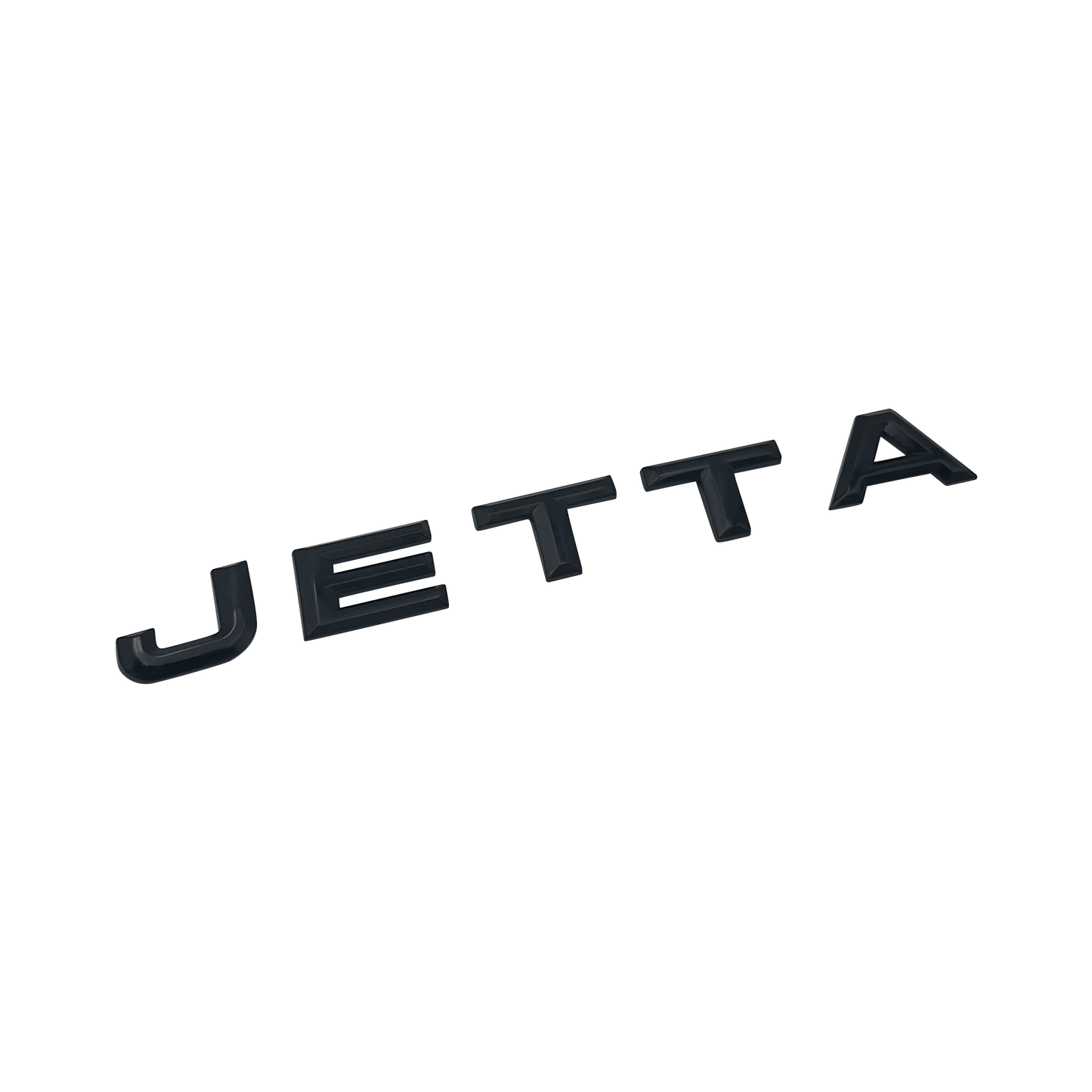 Black VW "Jetta" Rear Emblem New Version