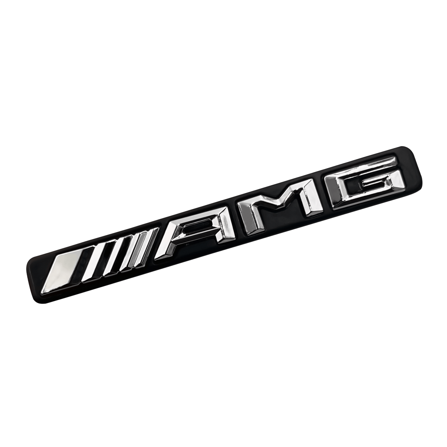 Chrome Mercedes AMG Grill Emblem